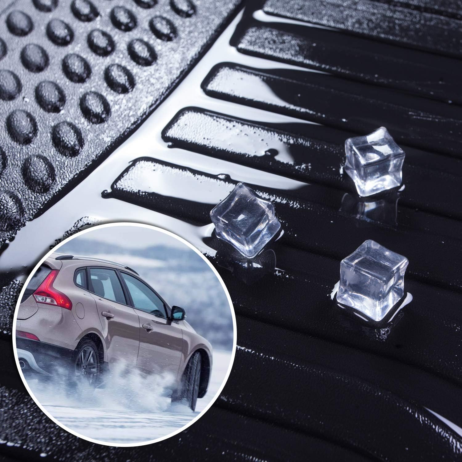 Black Floor Mats Liners for GV80 5 Seats 2021 2022 Heavy Duty All Weather Guard Front Rear Auto Carpet L128