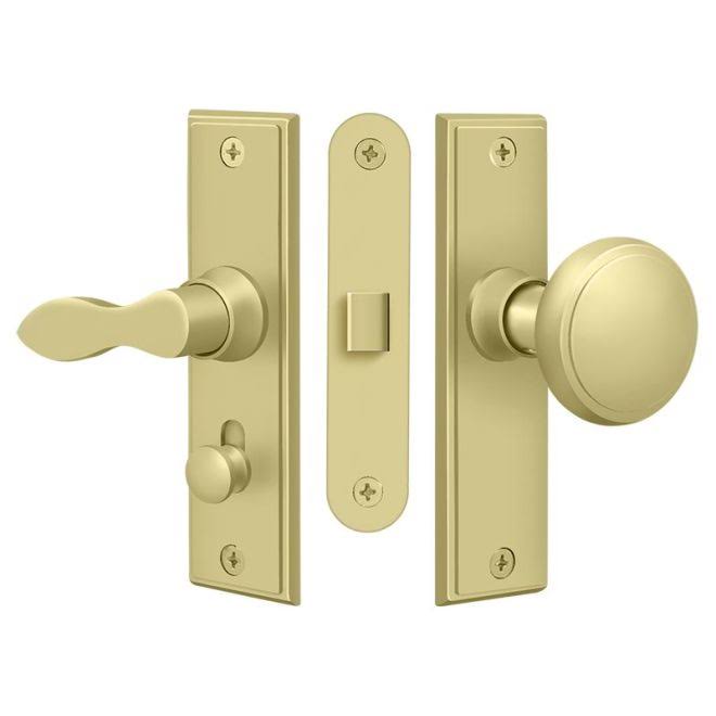 Satin Nickel Square Mortise Lock A9666