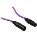 Canare L-4E6S Star Quad XLRM to XLRF Microphone Cable - 100& Purple, Length 100& 30.5 M, Gauge 21AWG I601130
