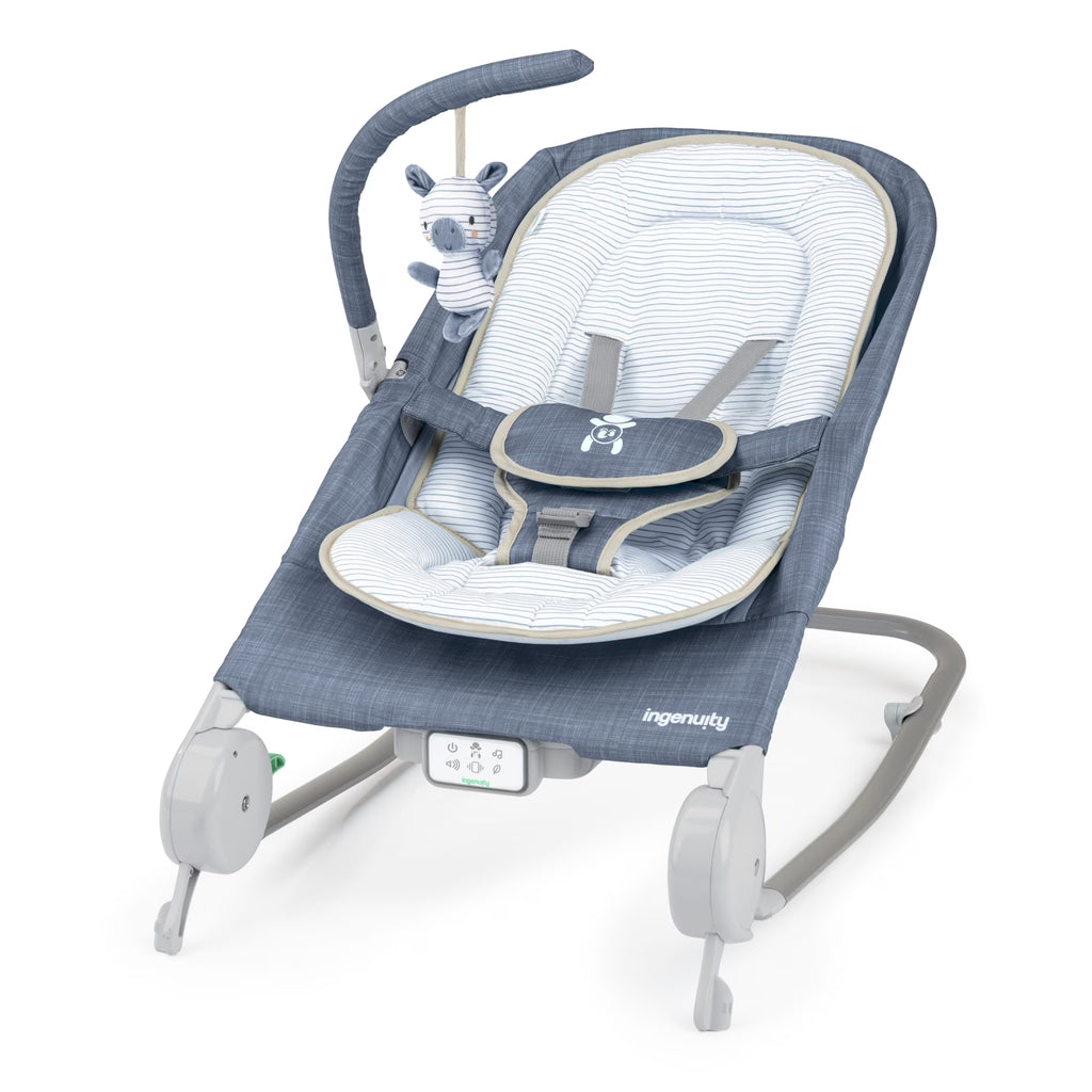 Blue Chambray Baby Massage Seat D989357
