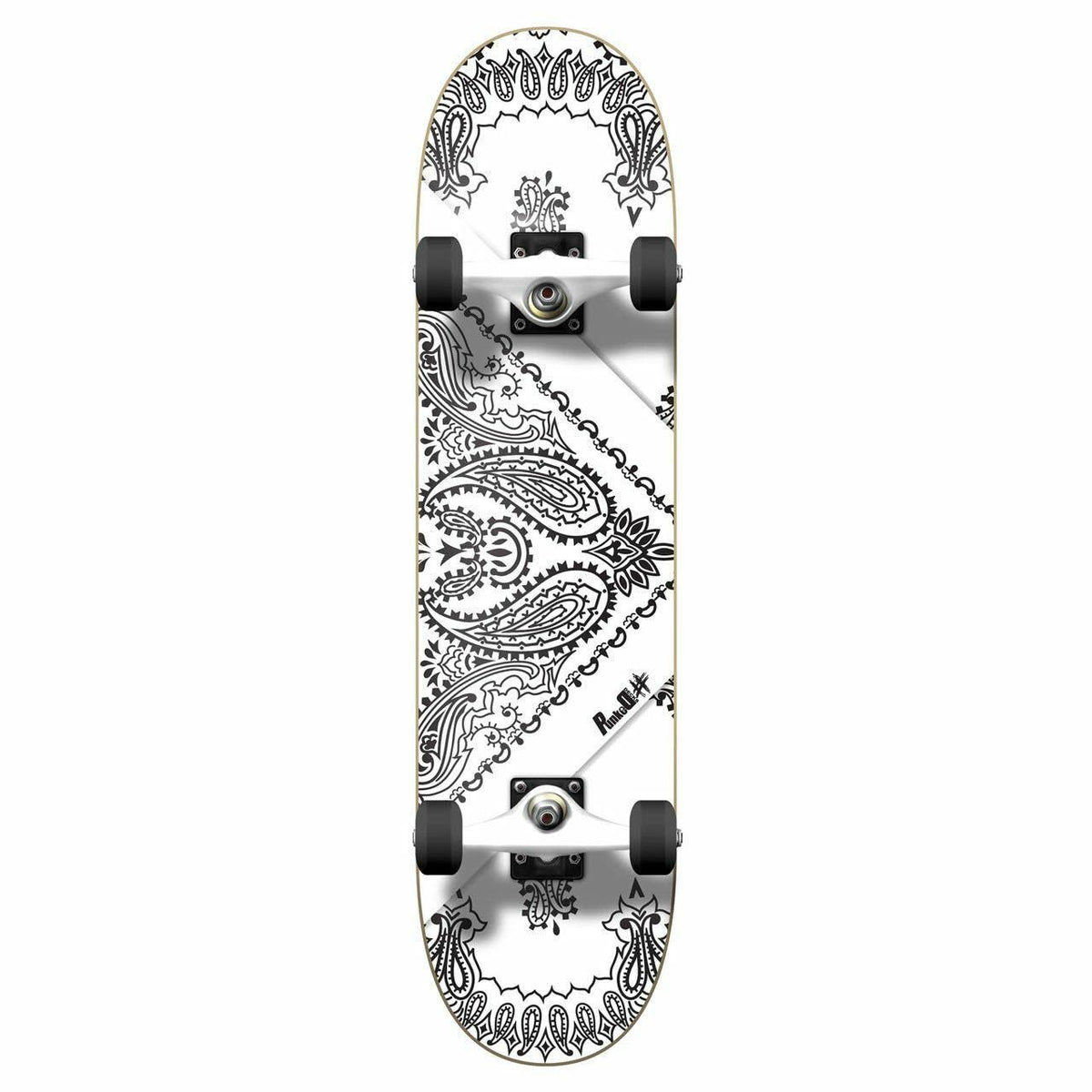 Bandana White Graphic Complete Skateboard H9297