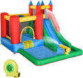 6 in 1 Inflatable Water Slide Bounce House with Air Blower T617