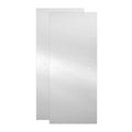 Frameless Sliding Shower Door Glass Panels in Niebla N15445