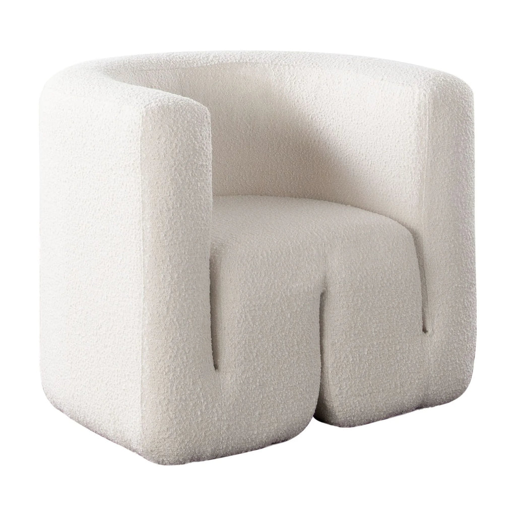 Ivory Boucle Accent Chair M725600