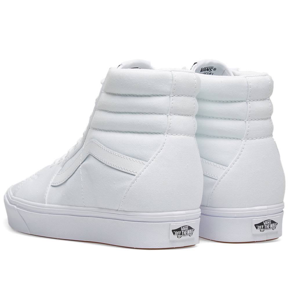 True White Sk8-Hi Shoes D98651