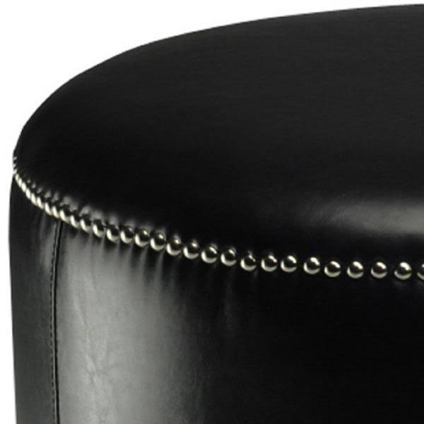 Black Ottoman E3853