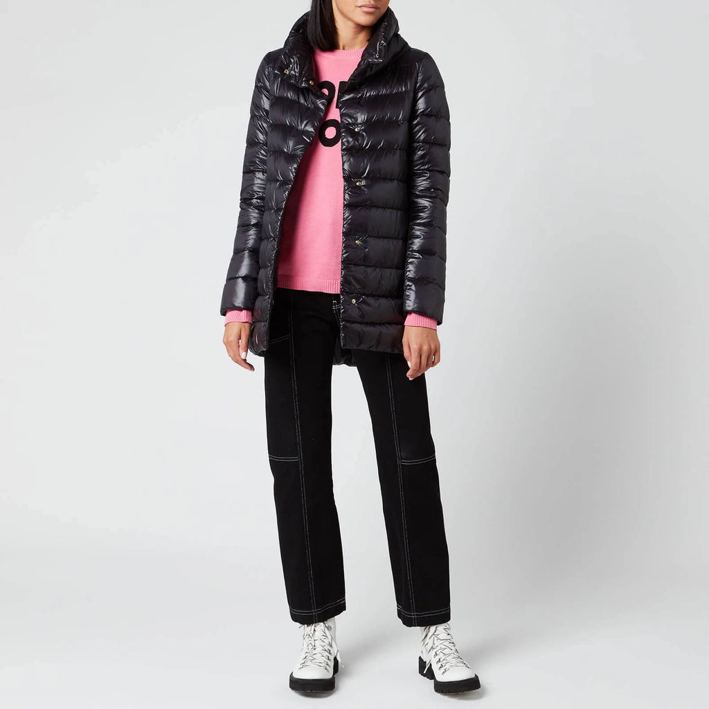 Black Down Coat J6123
