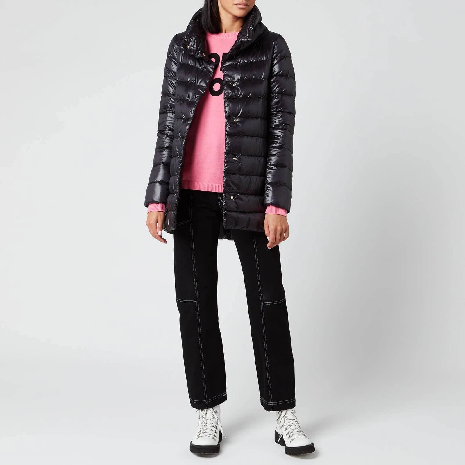Black Down Coat J6123