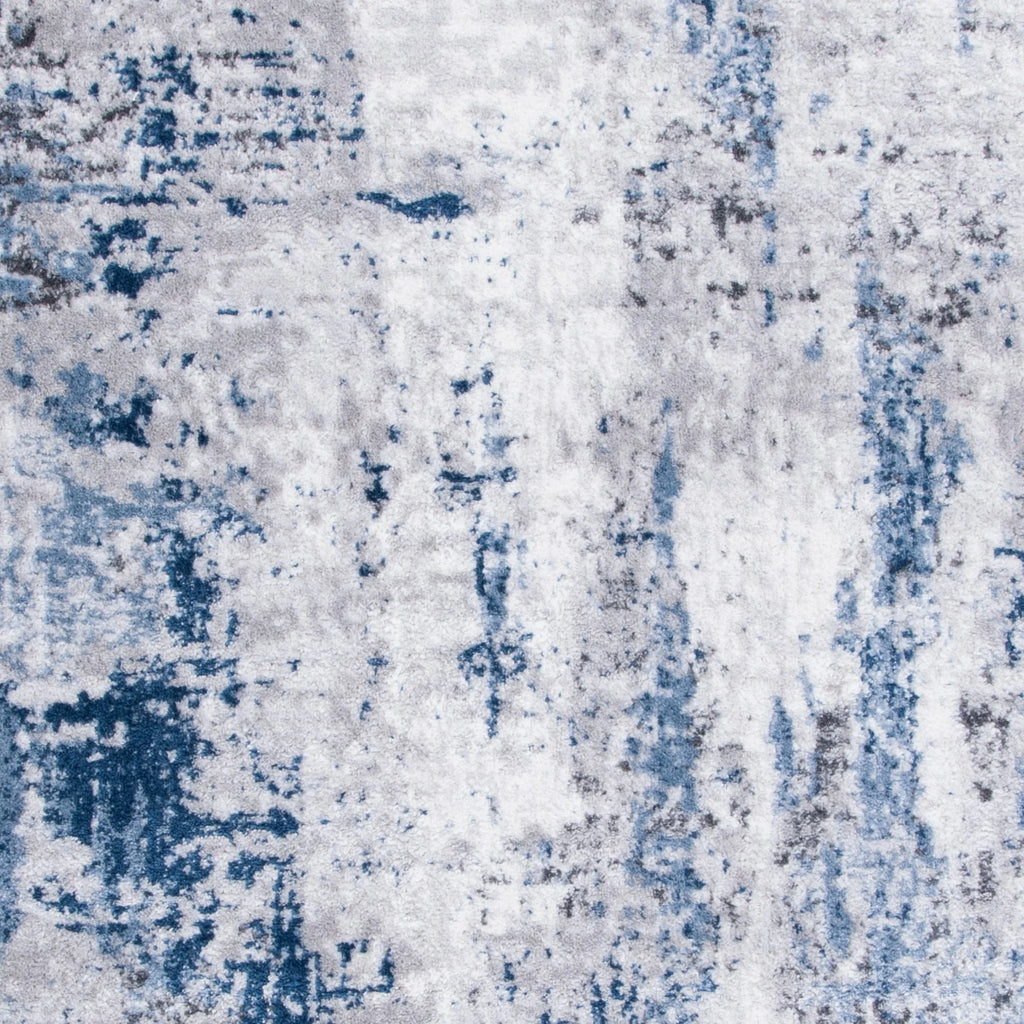 Grey/Light Blue Distressed Marble Area Rug C2629