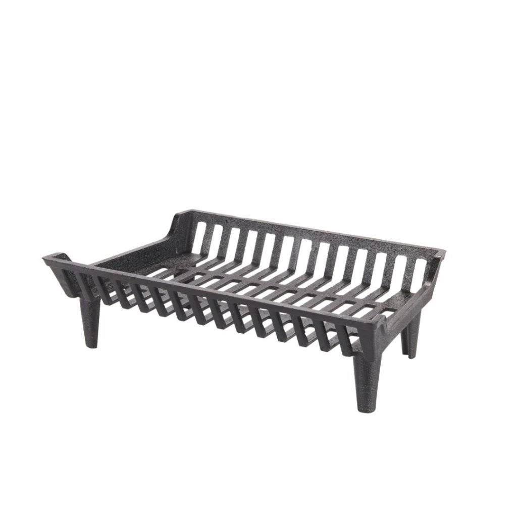 Cast Flat Bottom Fireplace Grate with Cast-on Legs S71670