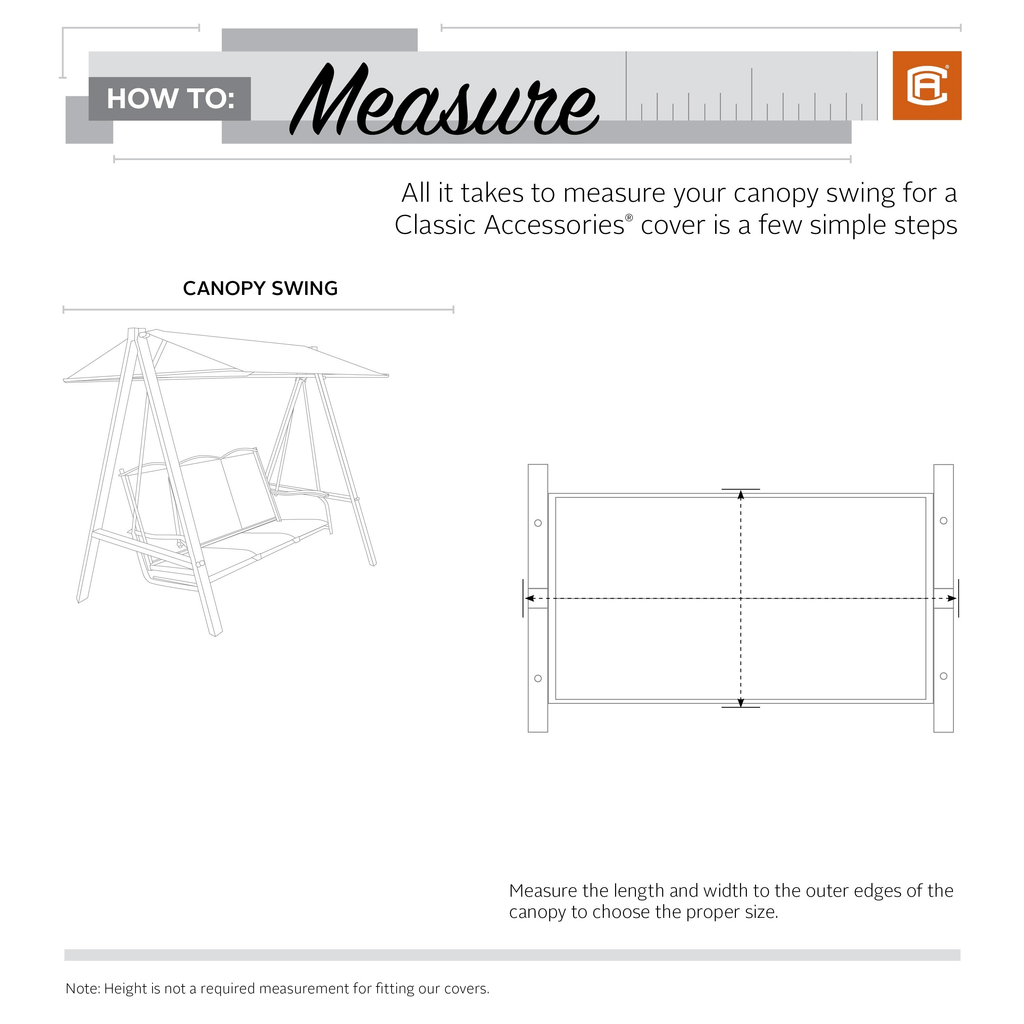 Patio Canopy Swing Cover F4336