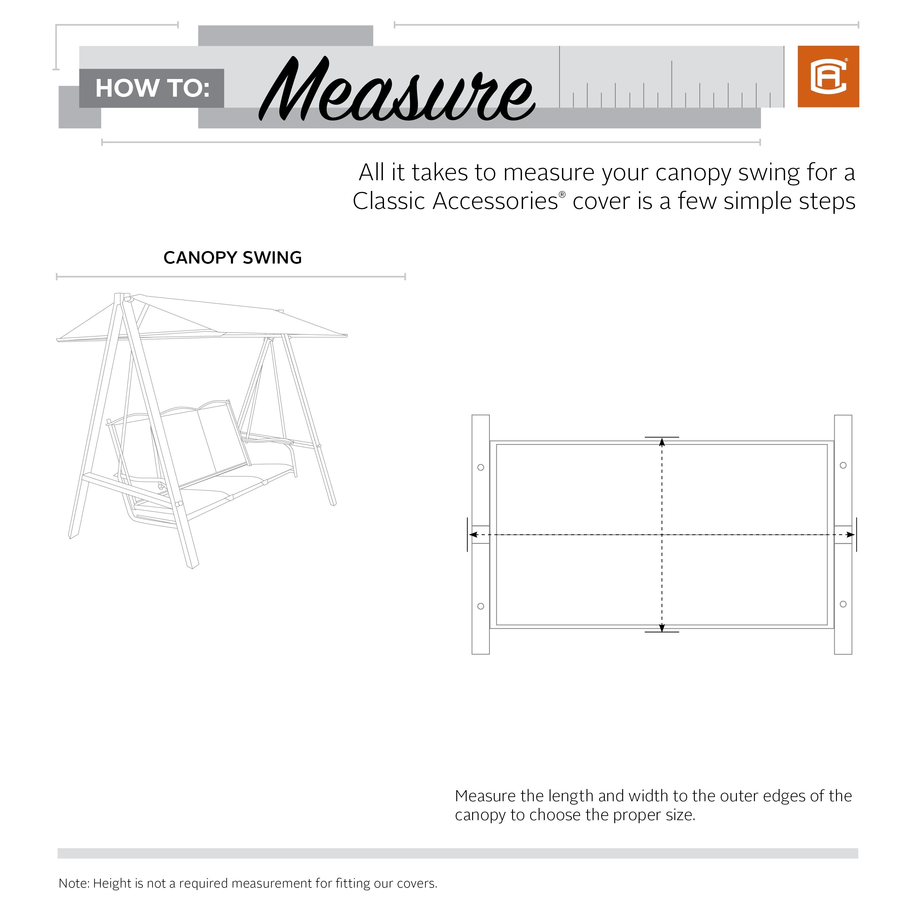 Patio Canopy Swing Cover F4336