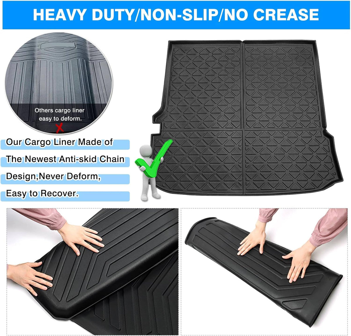 Cargo Mat Black TPO Pack of 2 A89489