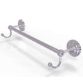 Polished Chrome 36 inch Towel Bar with Integrated Hooks O81752