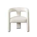 Ivory Boucle Dining & Accent Chair E55162