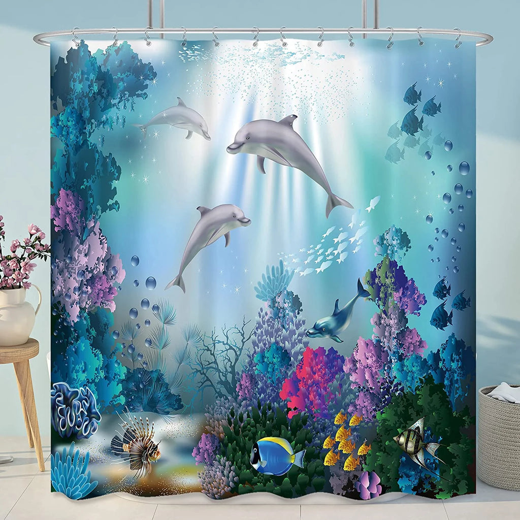 72x72 inch Dolphin Shower Curtain G500234