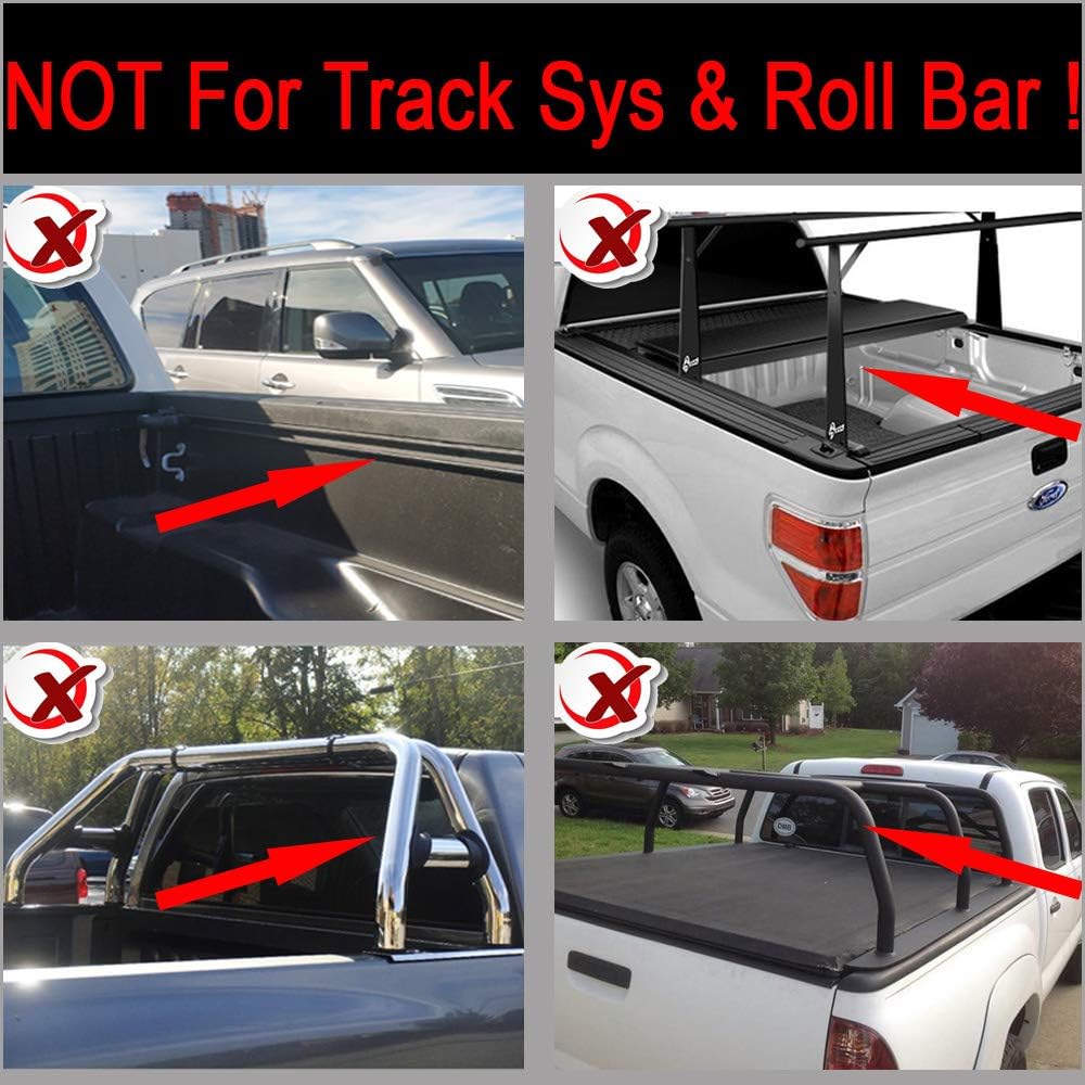 Lock & Roll up Soft Tonneau Cover Truck Bed H575385