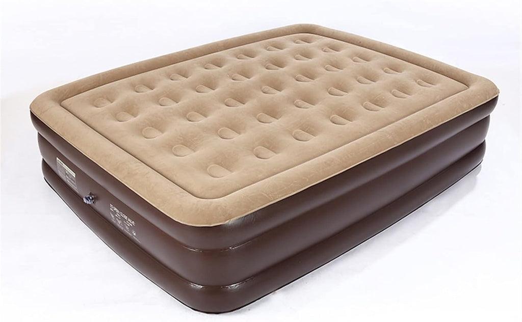 Inflatable Bed with External Pump and Patch, 205*156*46cm C252