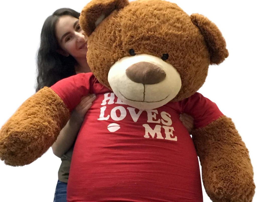 Giant Teddy Bear 60 Inch Soft Brown D976445