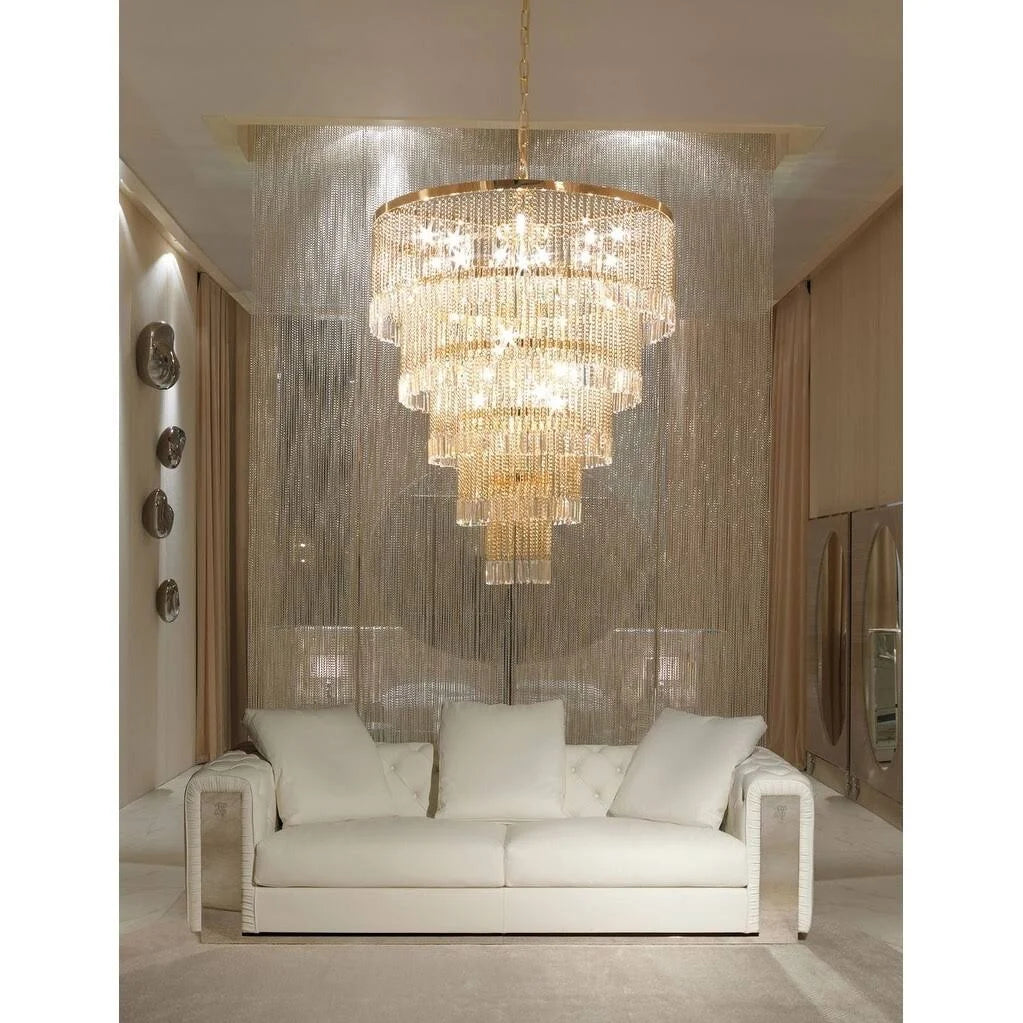 Polished Nickel Flush Mount Crystal Light G94334