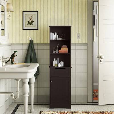 Espresso Linen Cabinet V735