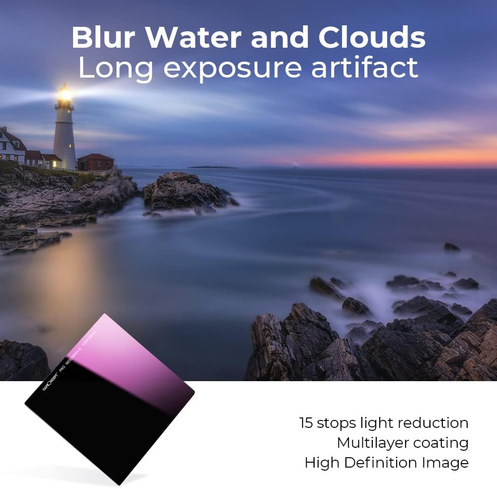 100x100mm Square ND32000 Neutral Density Filter Pack of 2 I9405