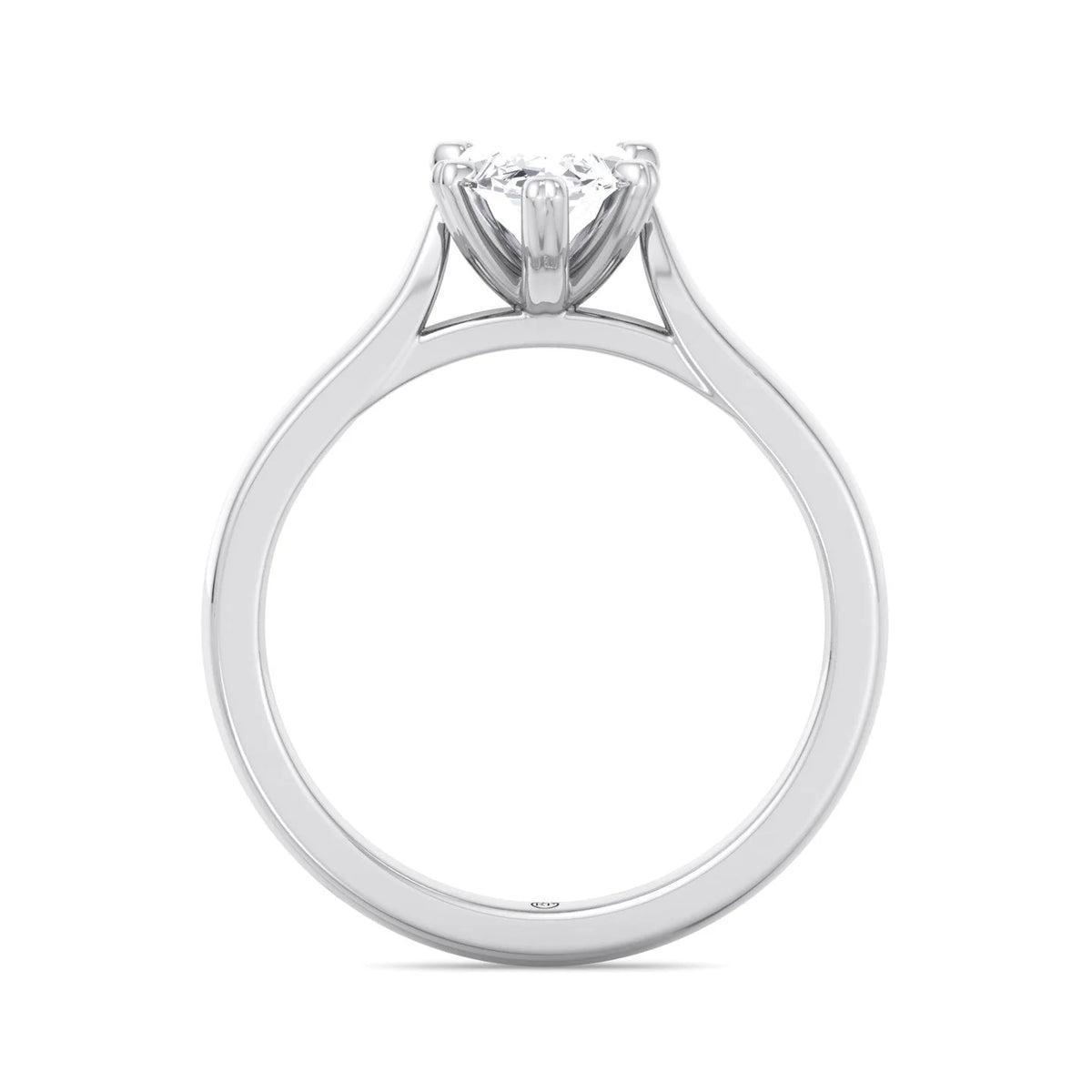 Moissanite Marquise Cut Solitaire Engagement Ring L541545