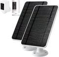 Solar Panel for Spotlight Cam Battery and Stick Up Cam Battery, Weatherproof Continuous Power Supply with 13 FT Cable and Adjustable Wall Mount (2 Pack) L79944