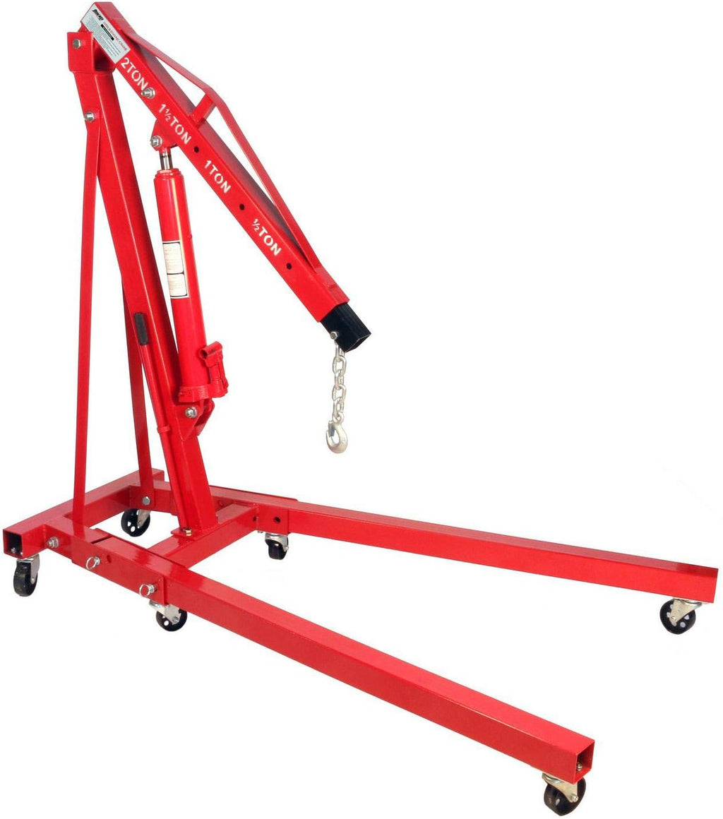 2 Ton Folding Hydraulic Engine Hoist Shop Crane I127