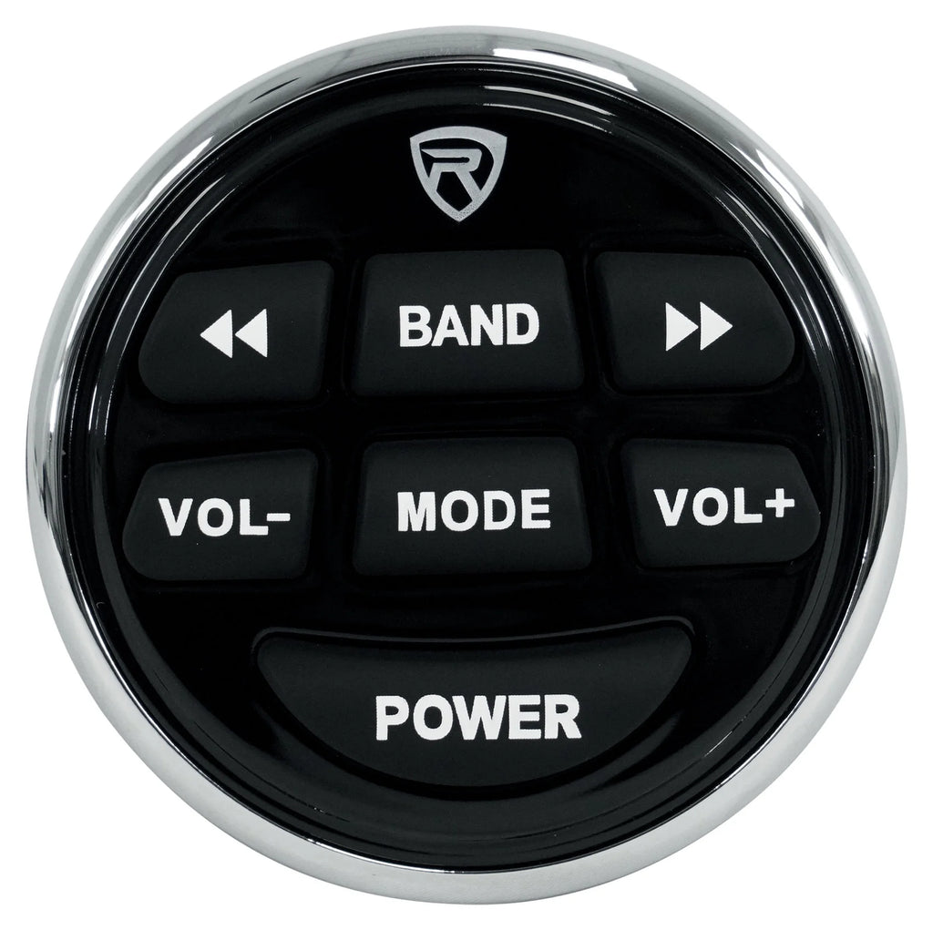 Grey 6.5" Marine Wakeboard Tower Speakers with Bluetooth Receiver K8391