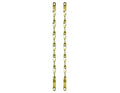 26" Twisted Fork Bars Gold D107