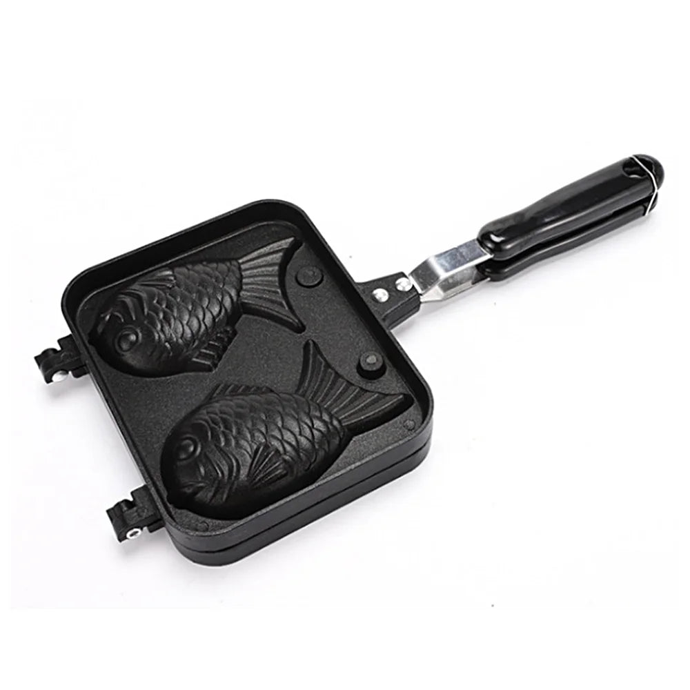 Non-stick Fish-shaped Waffle Iron Aluminum Alloy Mold B8344