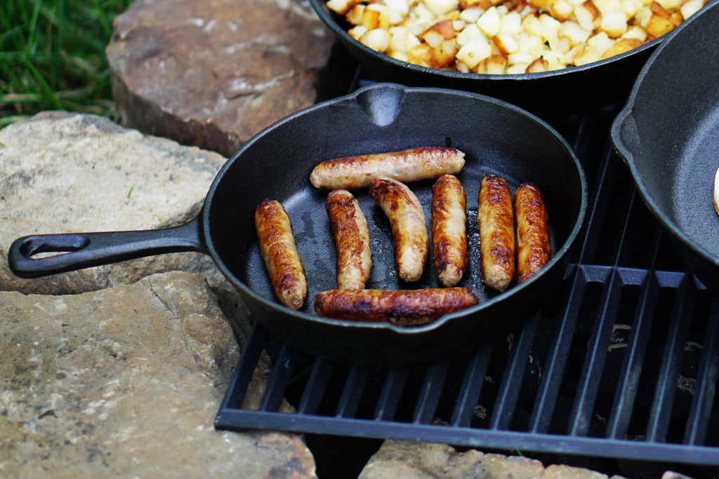 3 Piece Cast Iron Skillet Set, Pre-seasoned P607
