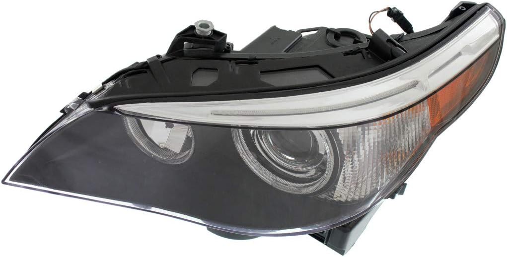 BMW 545i Headlight Assembly 2004 2005 Driver Side HID V56090