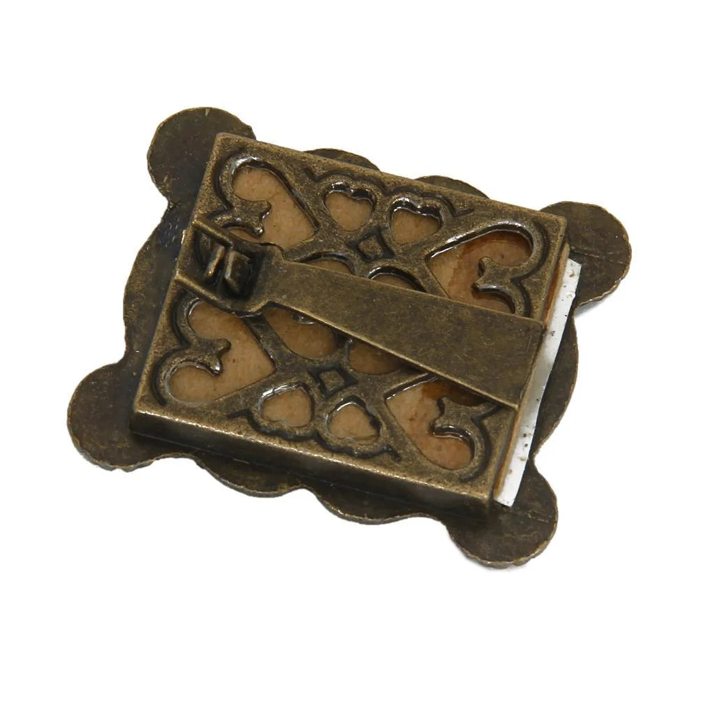 12th Dollhouse Miniature Metal Photo Frame 3x3.7cm O6929