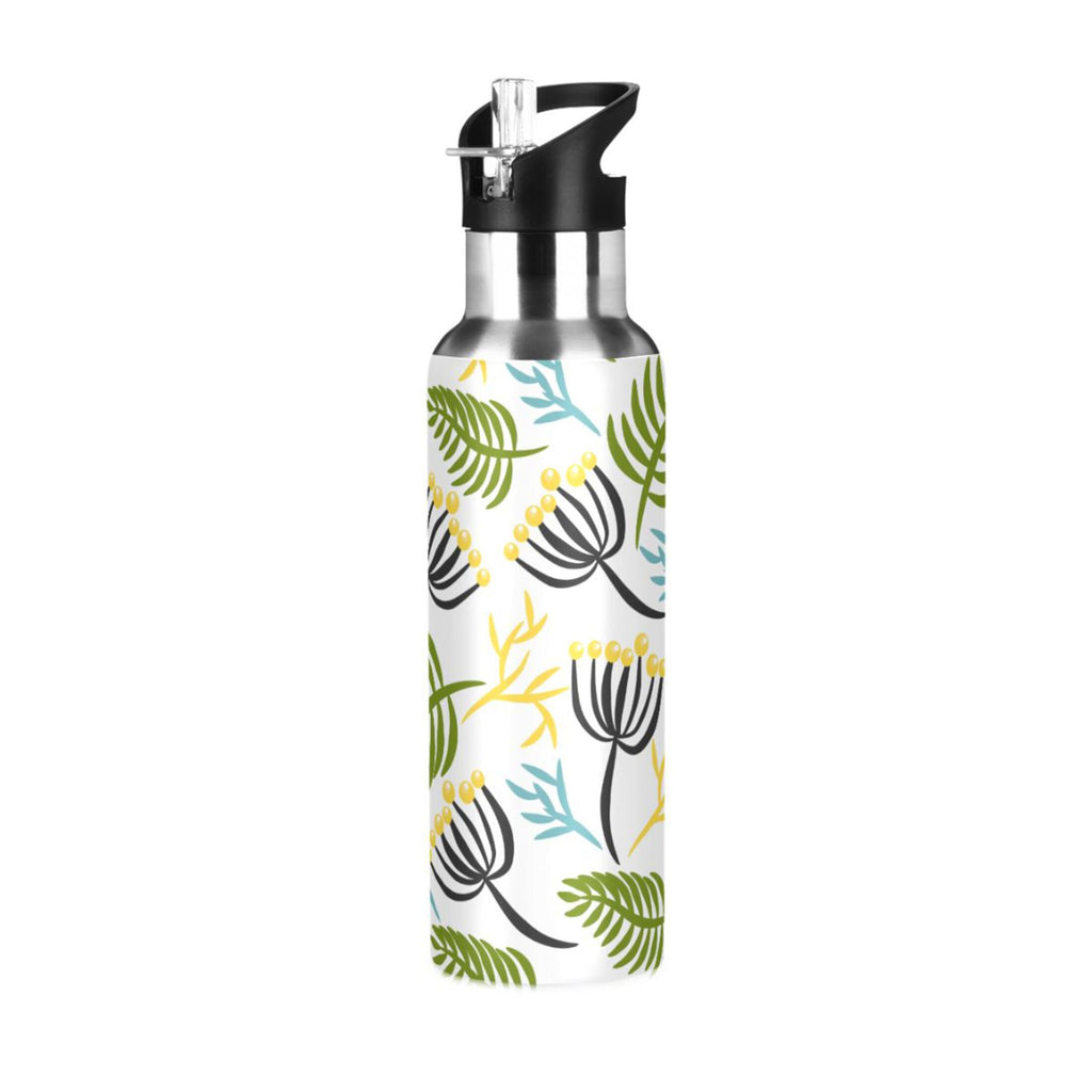 20 oz Insulated Stainless Steel Water Bottle with Straw Lid V534324