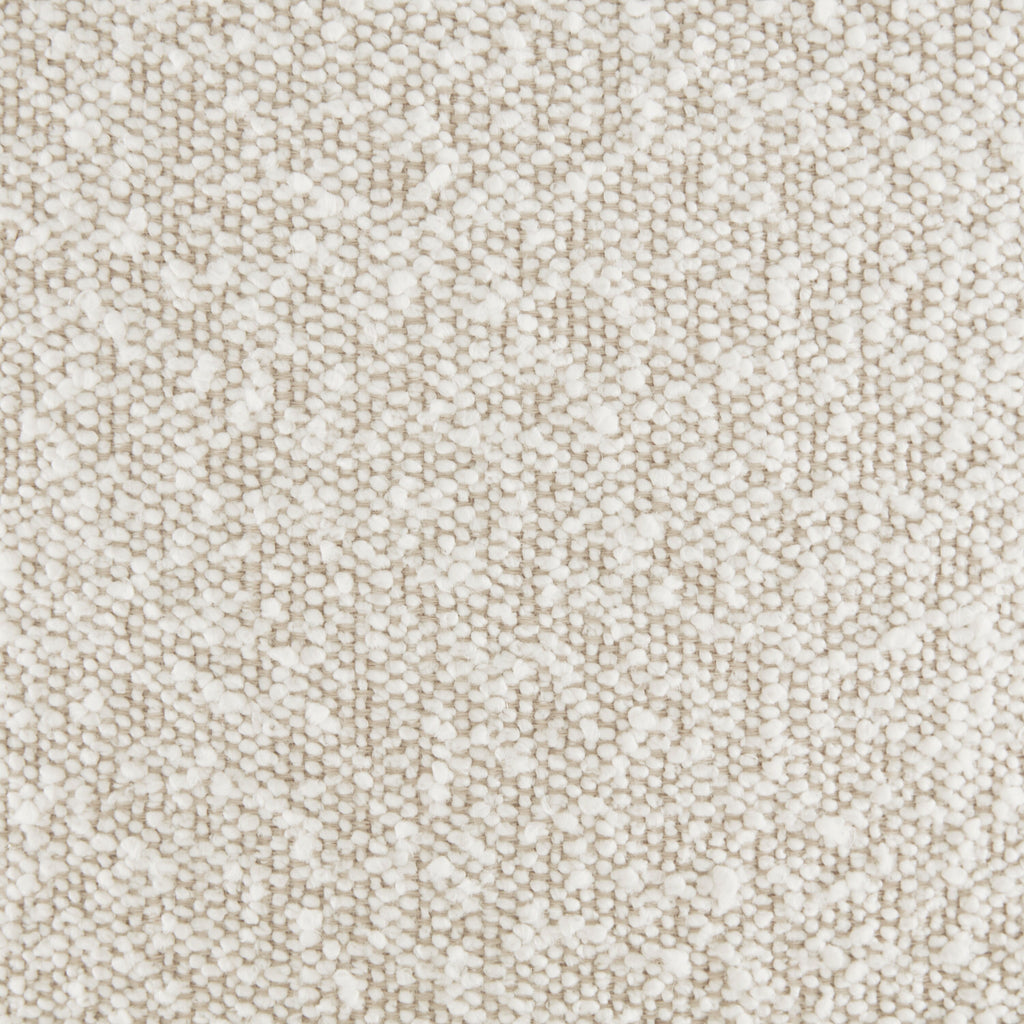 Crema White Boucle Pouf R22236
