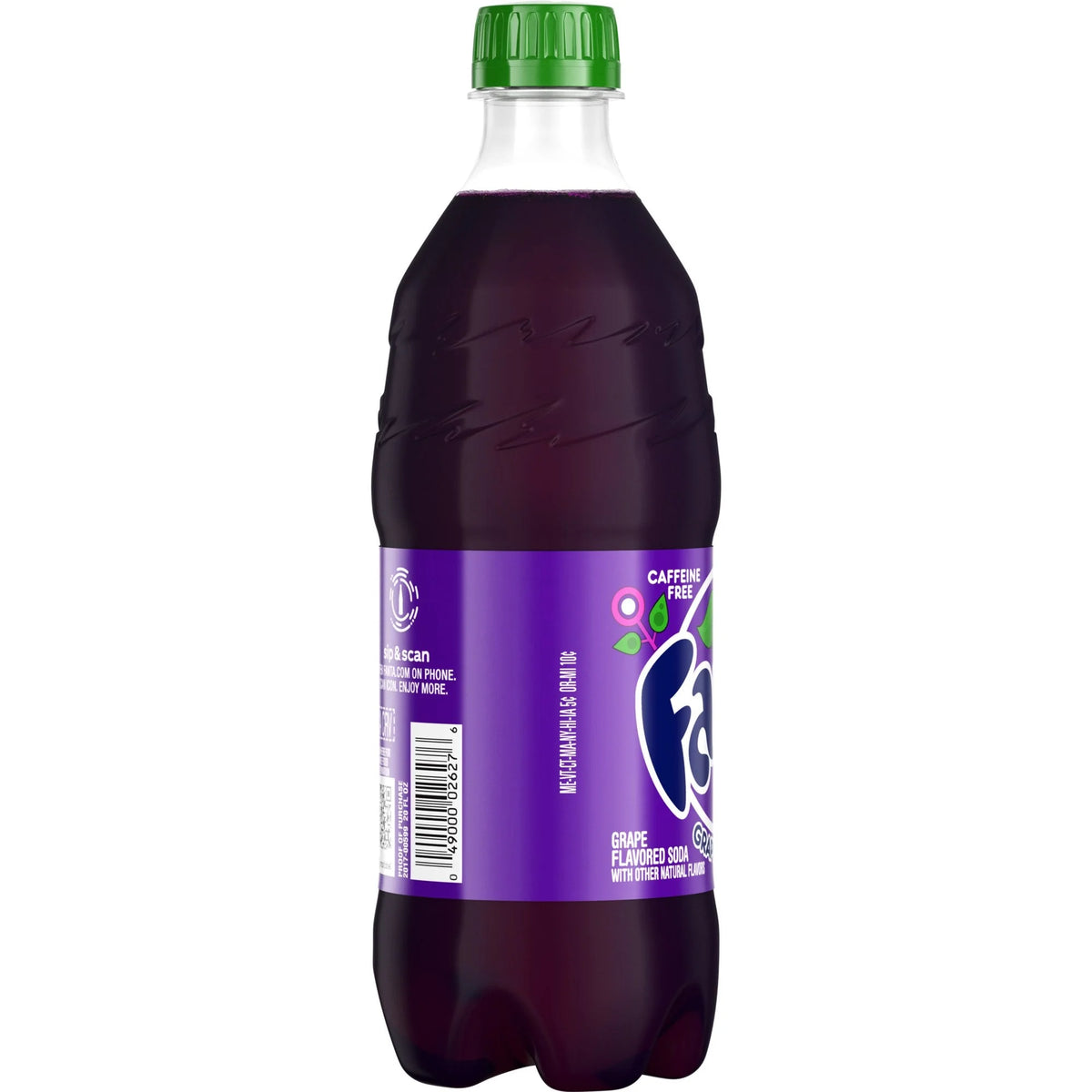 Grape Soda 20oz 6 Bottles W4532