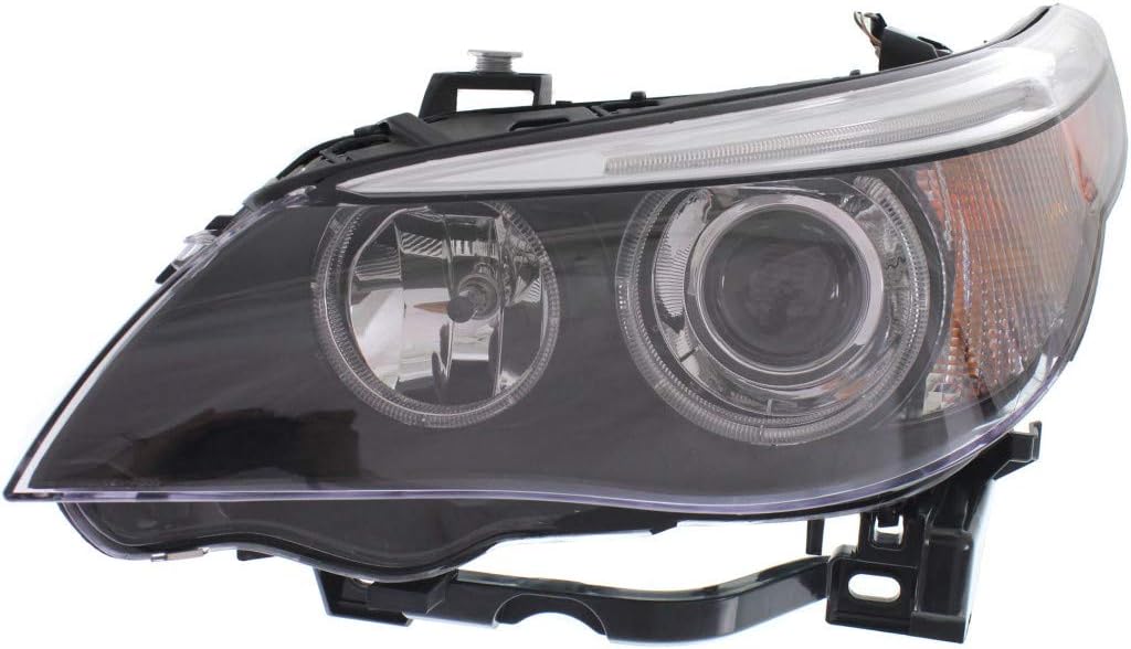 BMW 545i Headlight Assembly 2004 2005 Driver Side HID V56090