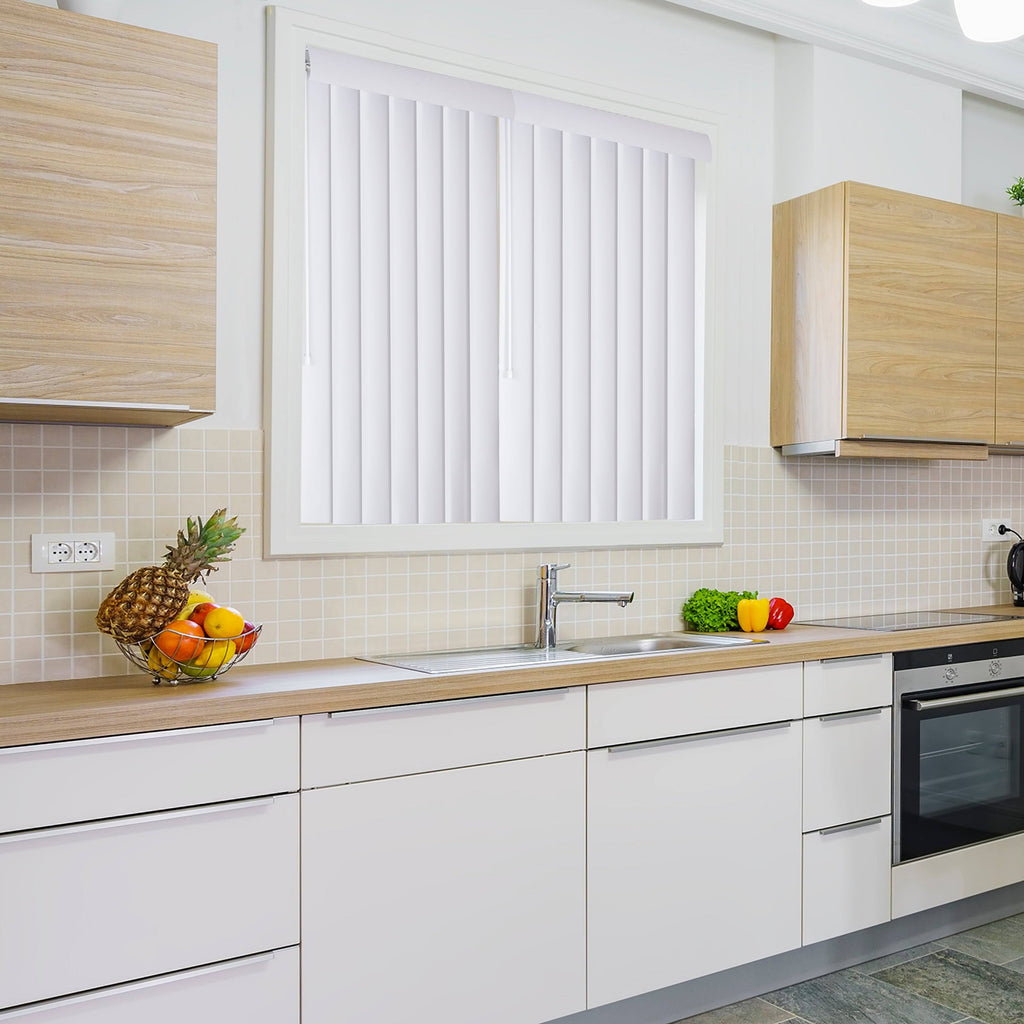 63 x 72 in. Plastic and Steel Vertical Blind D121