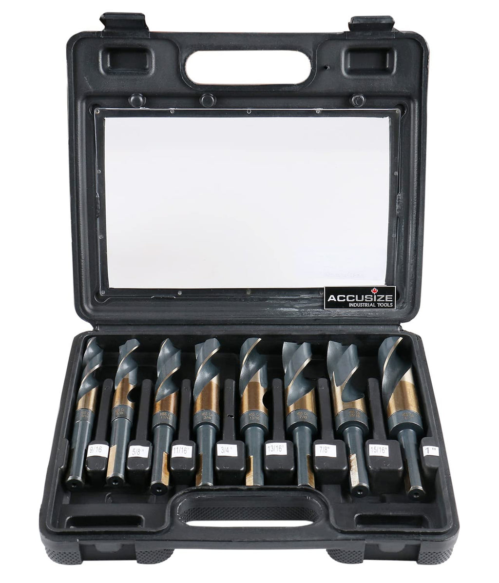M35 Cobalt 1/2" Shank Drill Set of 8 Pieces S686