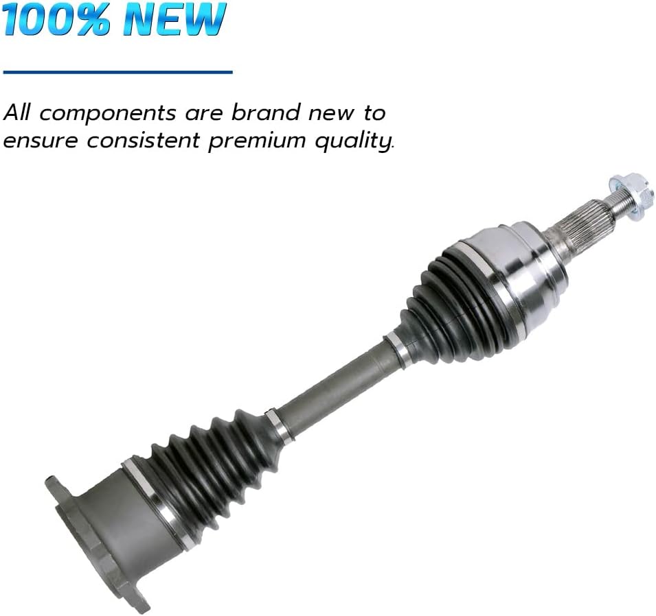 Front CV Axle Shaft for 4WD Chevy Silverado 1500 GMC Sierra 1500 Cadillac Escalade Tahoe Suburban 1500 Yukon V441576