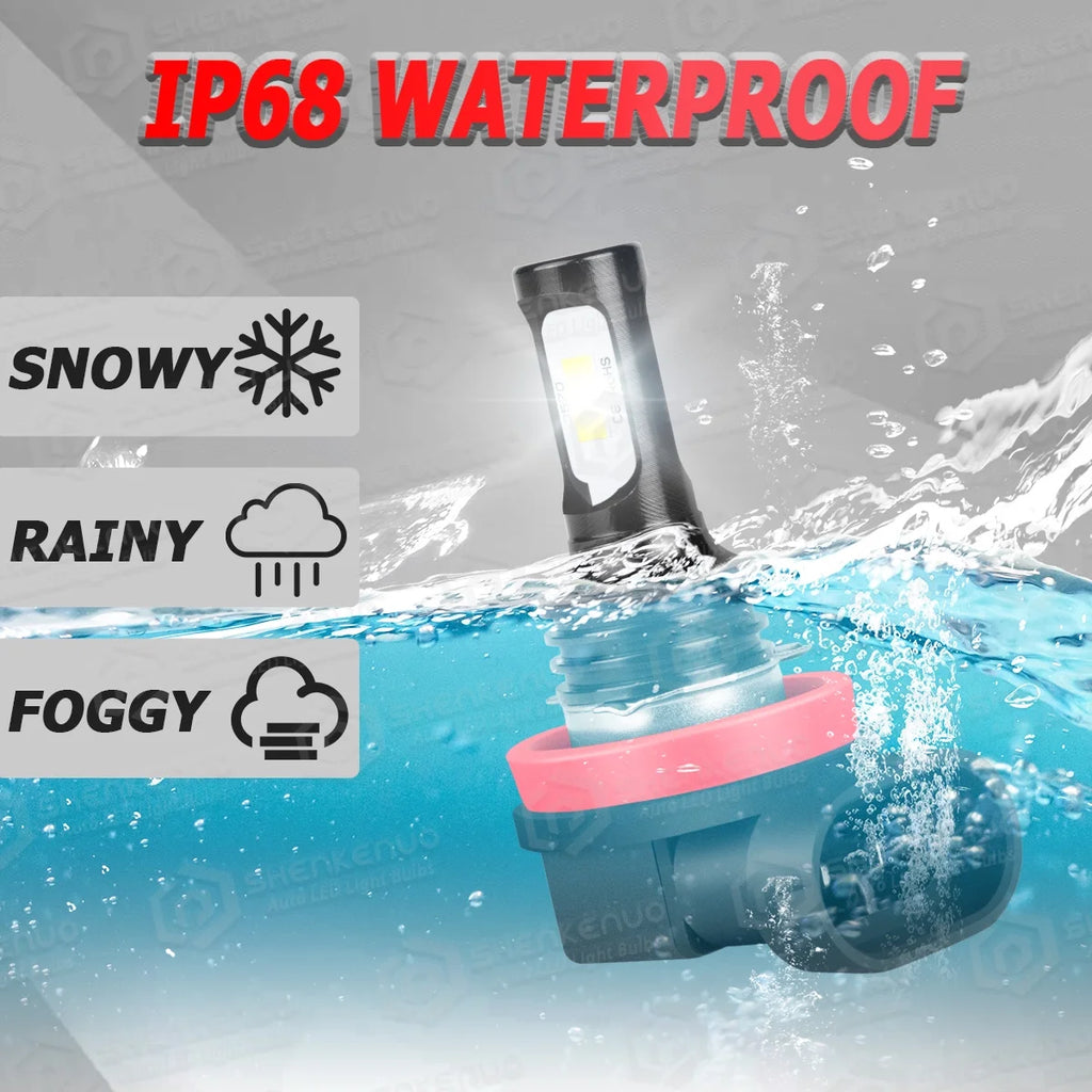 4x LED Headlight Hi/Lo Beam + Fog Light Bulbs T31713