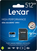 Lexar microSDXC Card 512GB UHS-I U3 100MB/s J58499