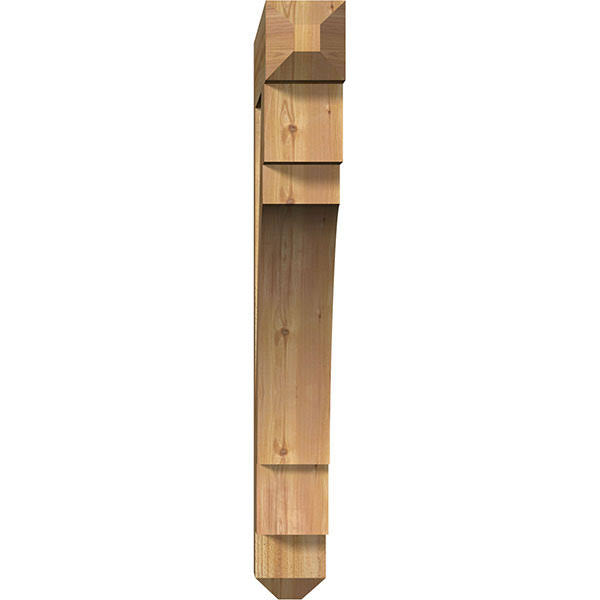 6x22W x 42x22D x 48x22H Western Red Cedar Bracket E464