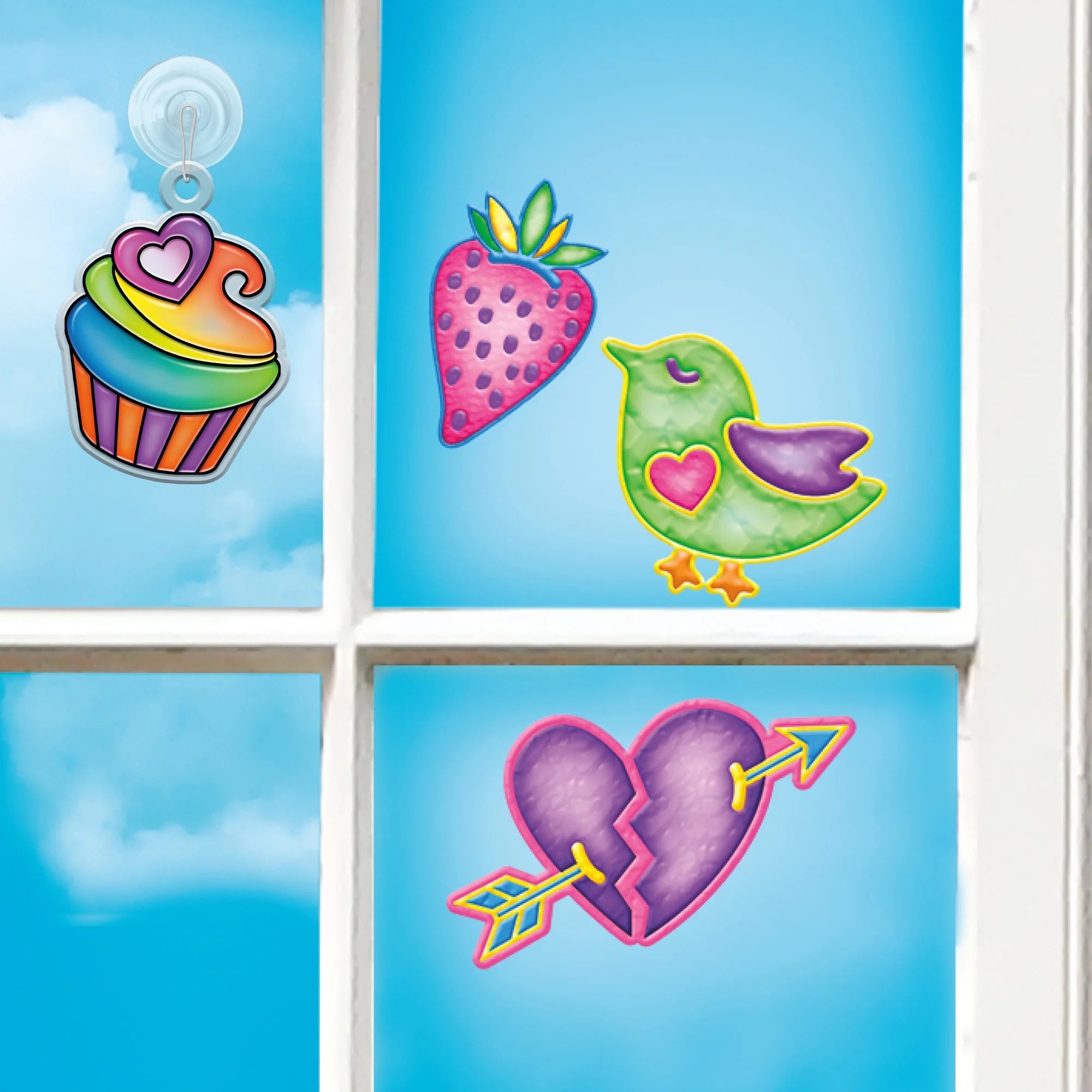 DIY Color-Change Window Art with 27 Designs Q832