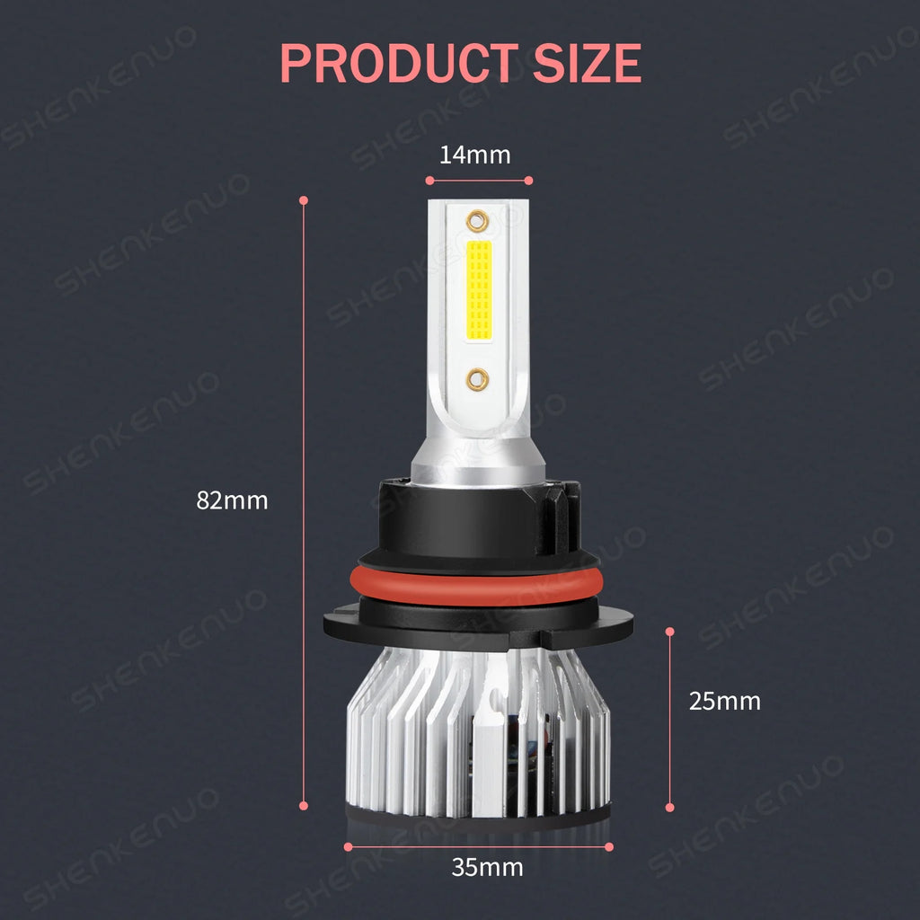 4x LED Headlight Hi/Lo Beam + Fog Light Bulbs T31713