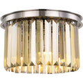 Polished Nickel Flush Mount Crystal Light G94334