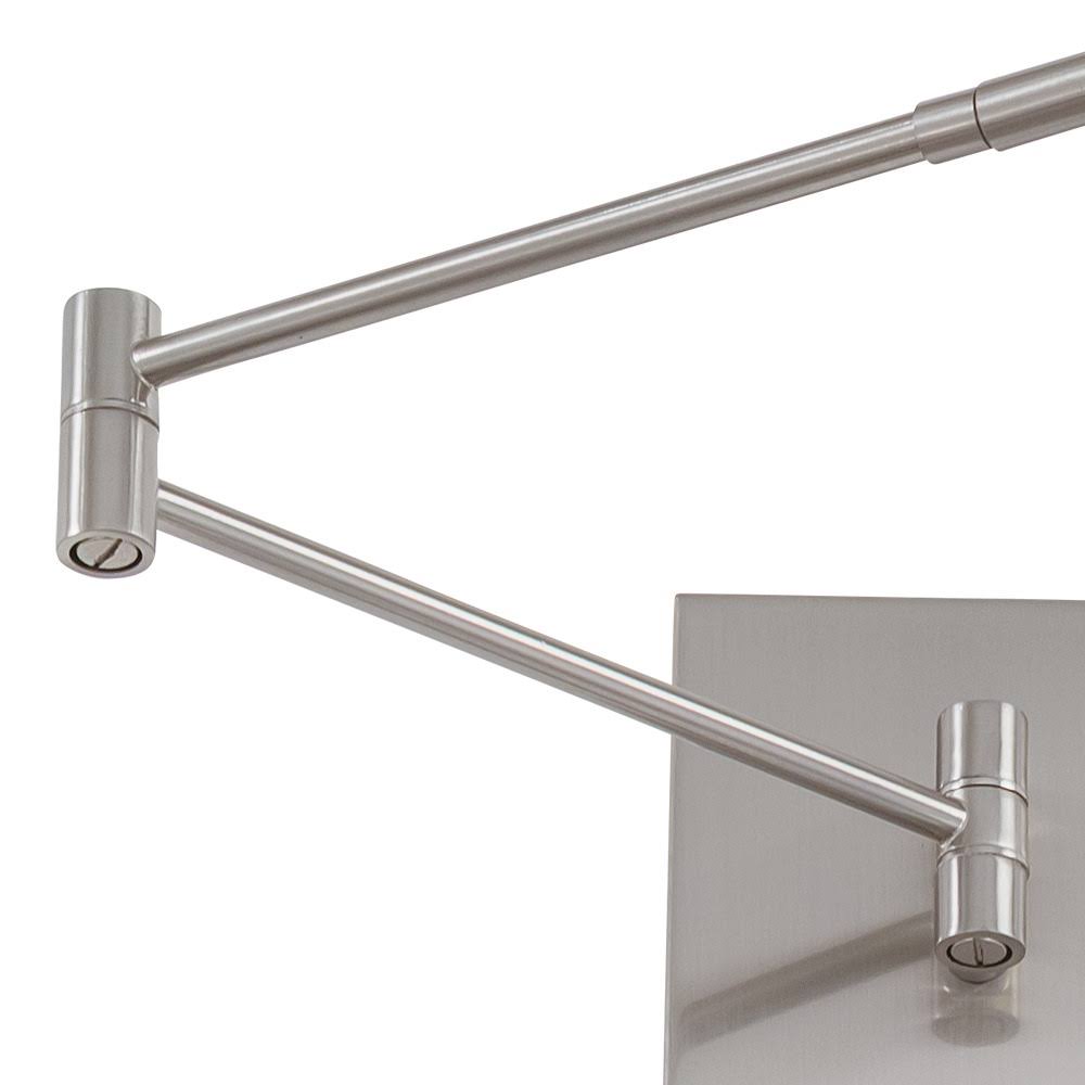 Brushed Nickel LED Swing Arm Wall Lamp U602903