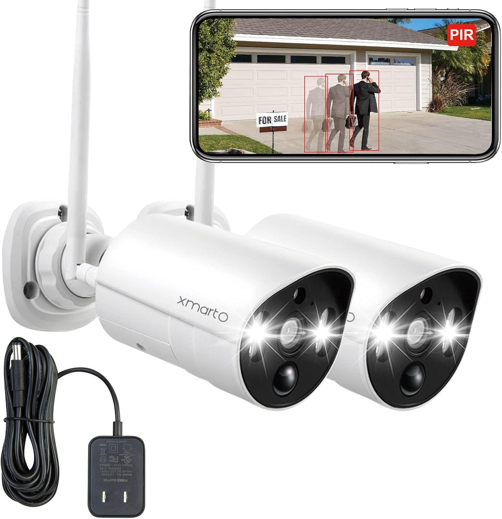8CH 2K HD Wireless Security Camera System with Color Night Vision and 1TB HDD G2224